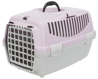 TRIXIE Transportní box CAPRI I, XS: 32x31x48cm (max. 6kg) - světle šedá/světlá lila
