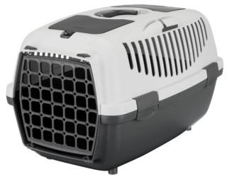 TRIXIE Transportní box CAPRI II, XS-S: 37x34x55cm (max. 8kg)  - tmavě šedá / světle šedá