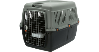 TRIXIE Be Eco Giona 5 transportní box, M: 60 x 61 x 81 cm, antracit/ šedo-zelená (max. 25kg)