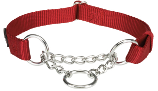 TRIXIE Nylonový polostahovací obojek PREMIUM - červená L-XL:45-70cm/25mm