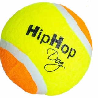 Tenisový míč plněný, plovoucí 6,5 cm HIPHOP DOG