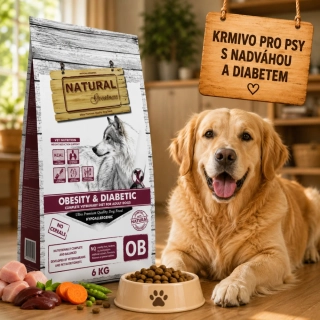 Natural Greatness OBESITY-DIABETIC veterinární dieta pro psy 6 kg