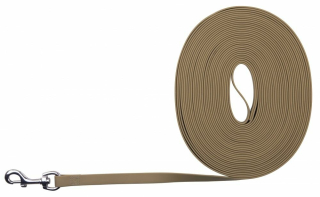 TRIXIE Easy Life trekové vodítko PVC 10,00 m/17 mm, taupe-šedé - DOPRODEJ