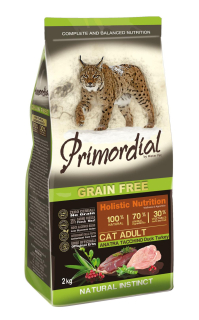 Primordial GF Cat Adult Duck & Turkey 2 kg