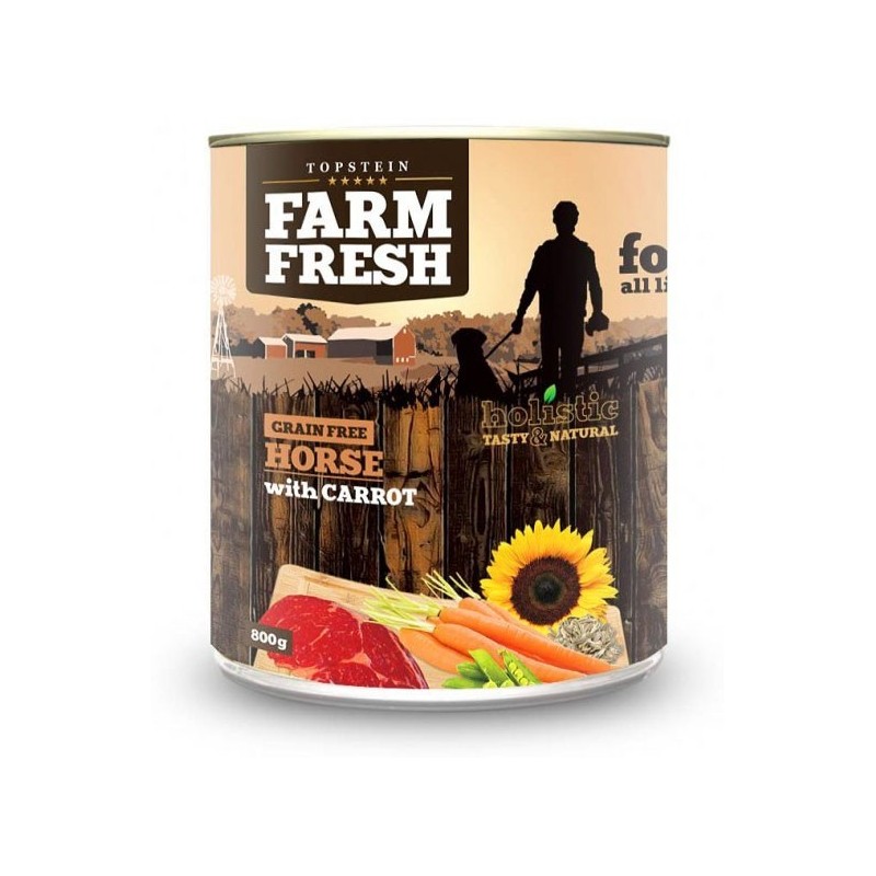 Topstein Farm Fresh - HORSE with CARROT 800 g