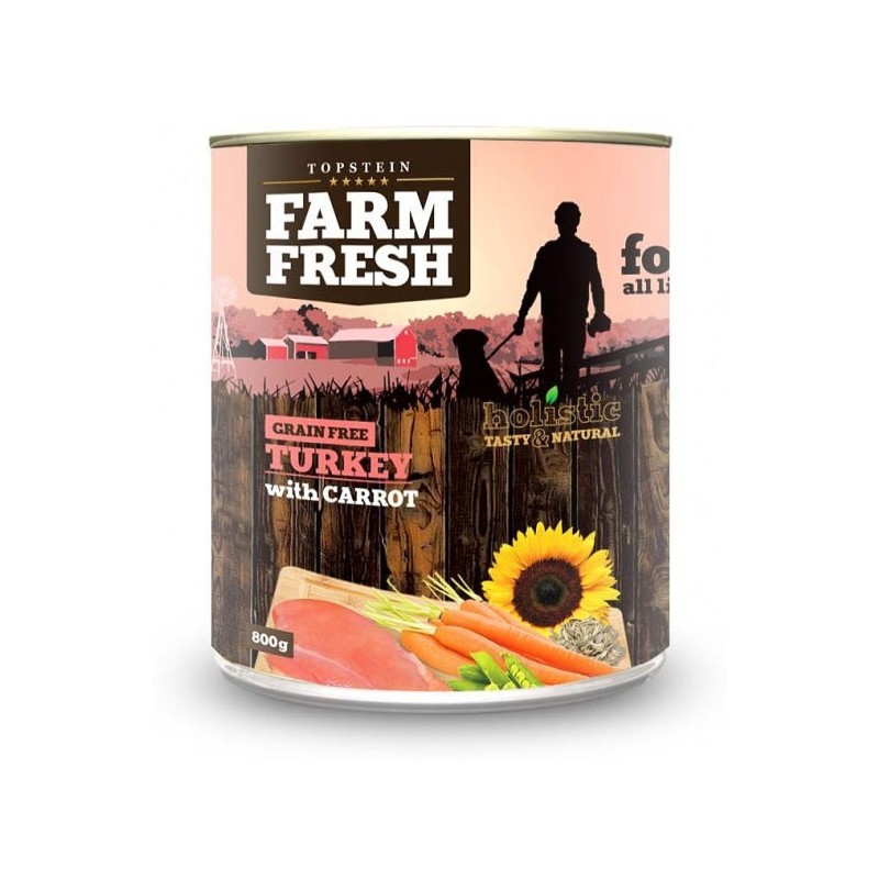 Topstein Farm Fresh - TURKEY with CARROT 800 g