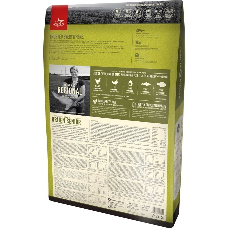 Orijen senior dog 2 x 11,4 kg